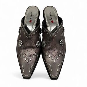 Luichiny Metallic Silver Mules | Women’s 8M
